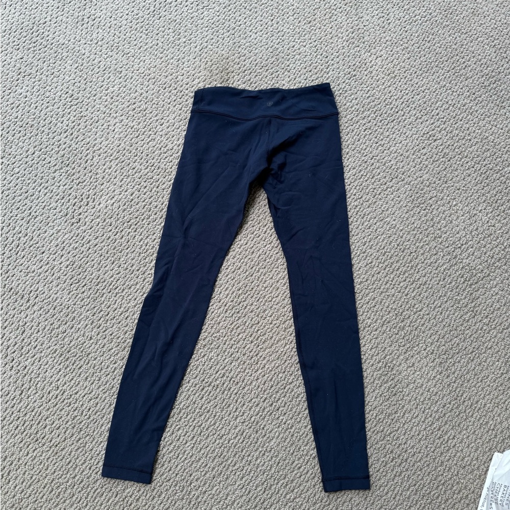 Navy mid-rise Leggings